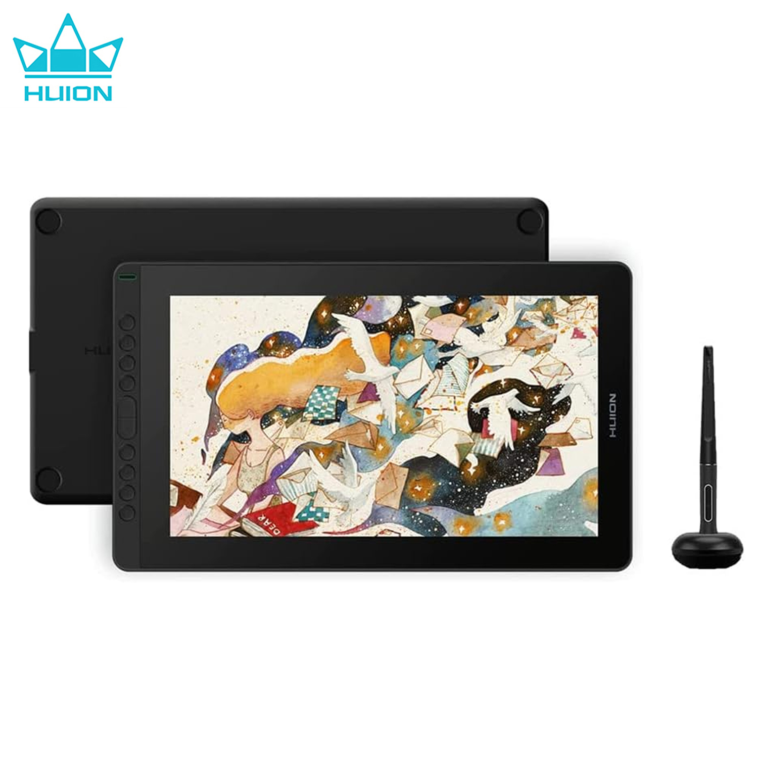 Drawing Tablet With Screen 15.6 Inch - Huion Drawing Tablet KAMVAS 16 Pen