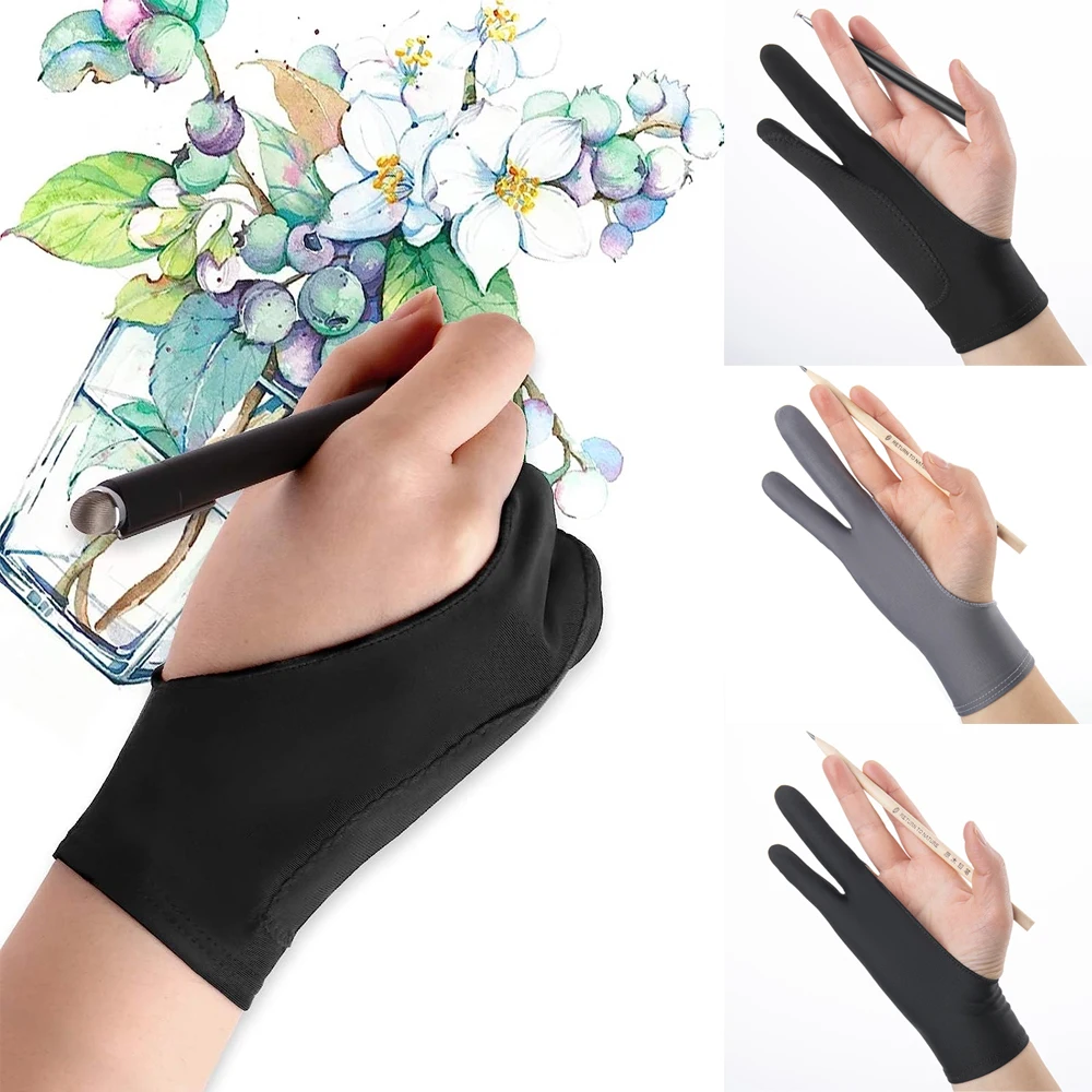 Drawing Glove Two Finger Artist - 1Pcs Artists Gloves Two Finger Sketch