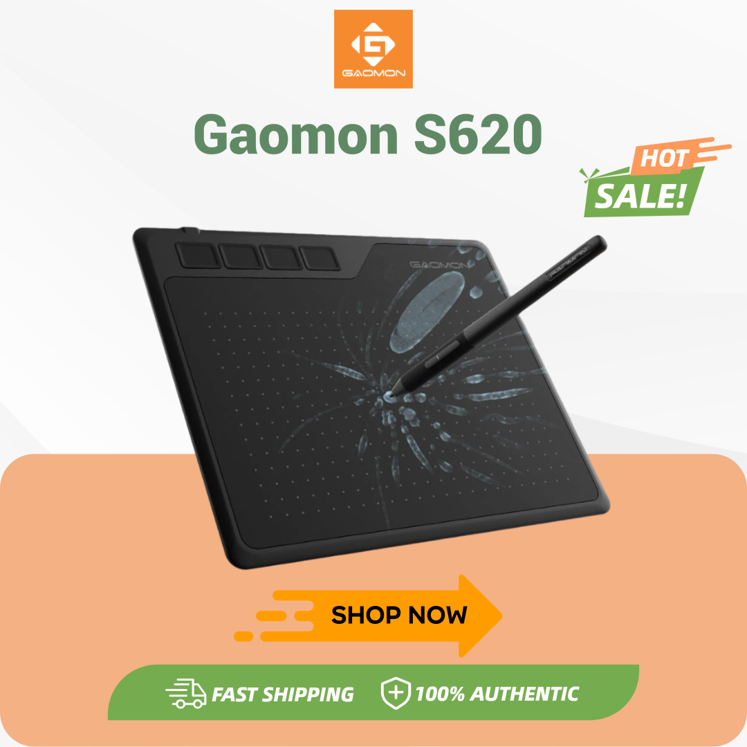 Drawing Tablet Standalone Android - Gaomon S620 Digital Tablet 6.5x4 Inch