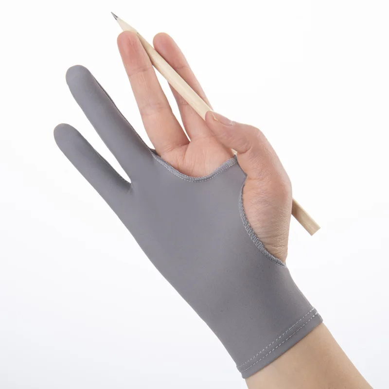 Drawing Glove Two Finger Artist - Two Finger Anti-fouling Glove for Artist
