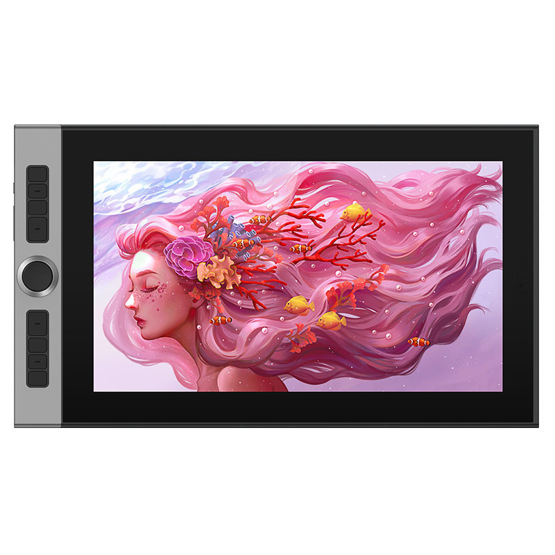 Drawing Tablet With Screen 15.6 Inch - DC 5V/2A Type-C 15.6-inch Graphics Tablet