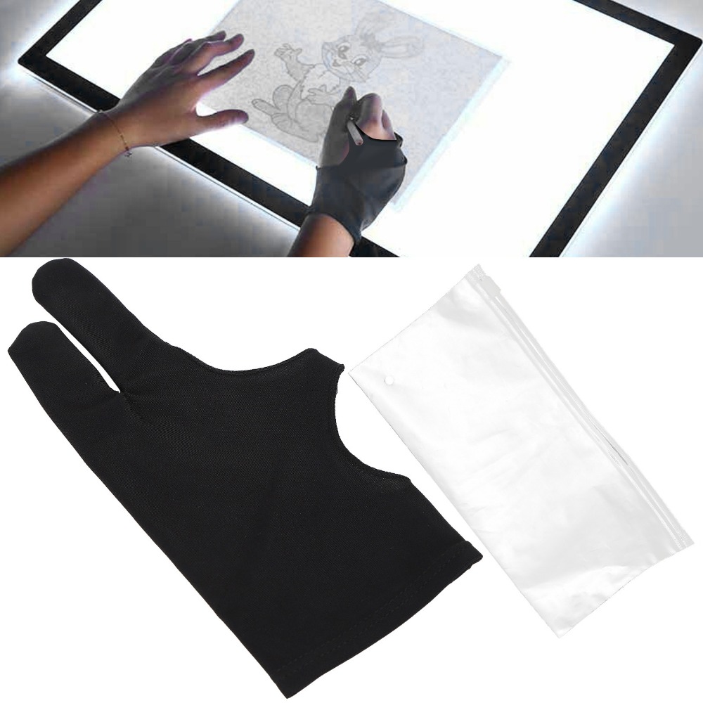 2pcs Durable Two-Finger Design - Drawing Glove Two Finger Artist review and price