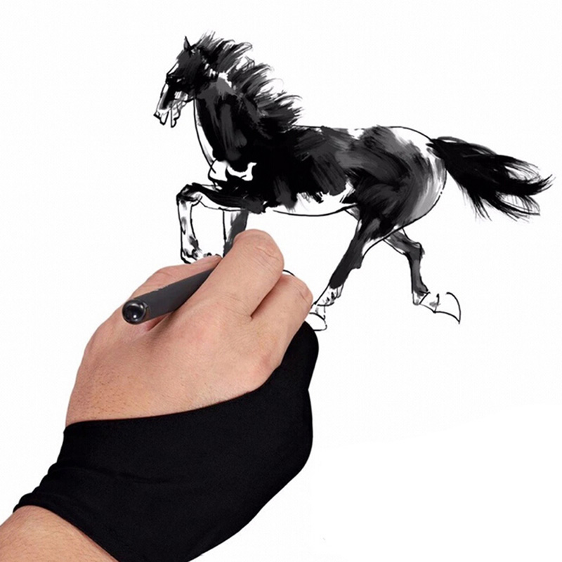 1pc Two Finger Anti-fouling Gl - Drawing Glove Two Finger Artist review and price
