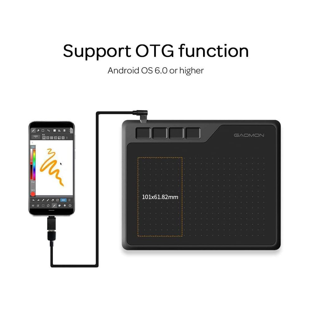 Gaomon S620 Graphics Tablet 6. - Drawing Tablet Standalone Android review and price