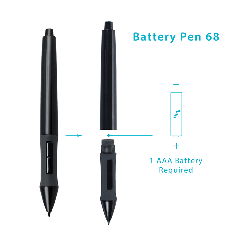 HUION PEN68 For Graphic Tablet - Drawing Tablet Battery Free Stylus review and price