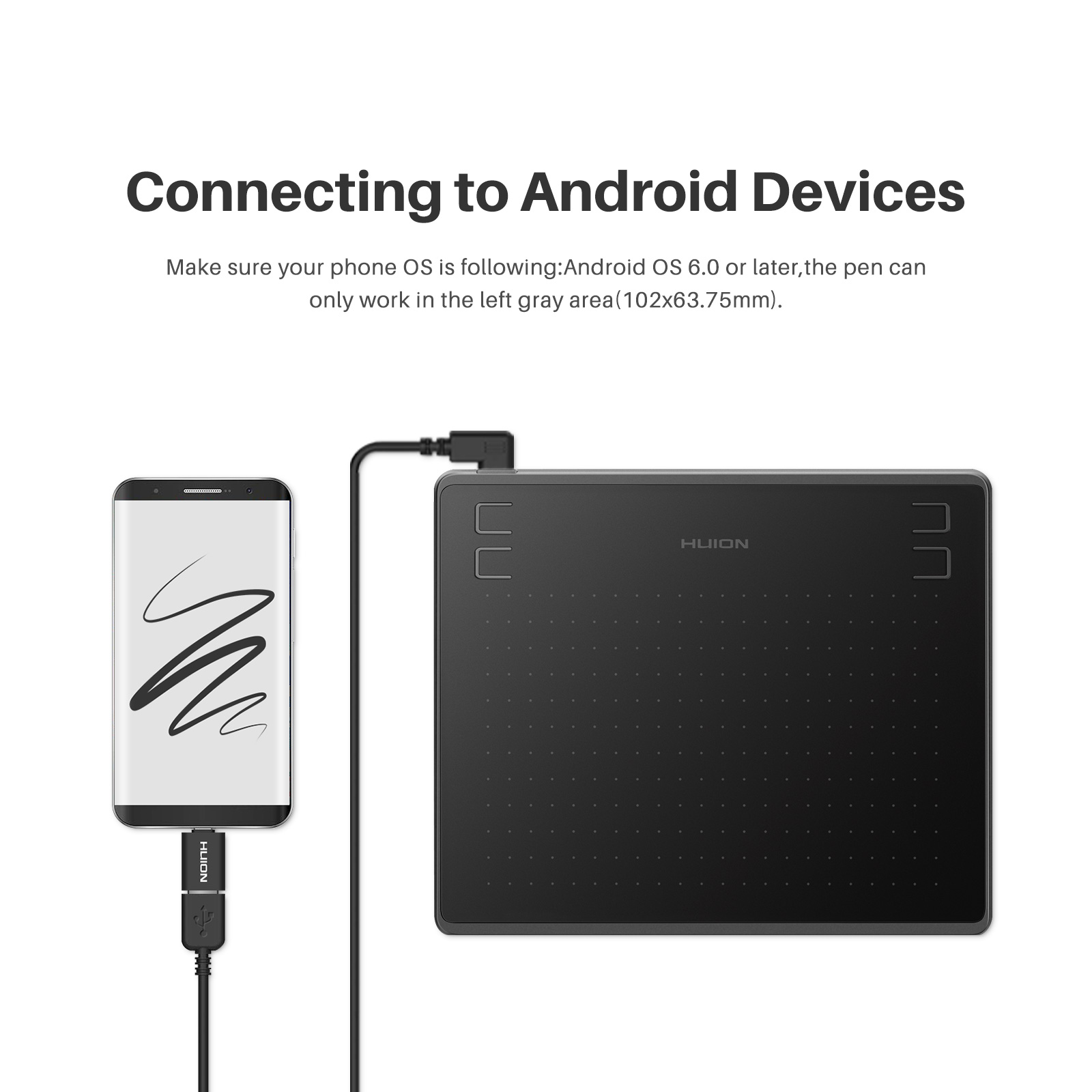 HUION HS64-16K 6x4 Inches Grap - Drawing Tablet Battery Free Stylus review and price