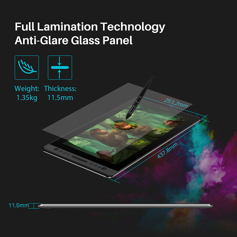 HUION Graphics Tablet Kamvas P - Drawing Tablet With Screen 15.6 Inch review and price