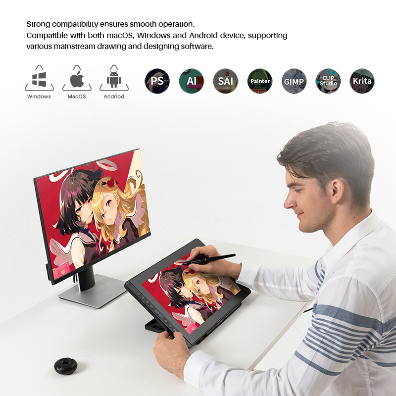 HUION Kamvas 16 2021 Graphics  - Drawing Tablet With Screen 15.6 Inch review and price