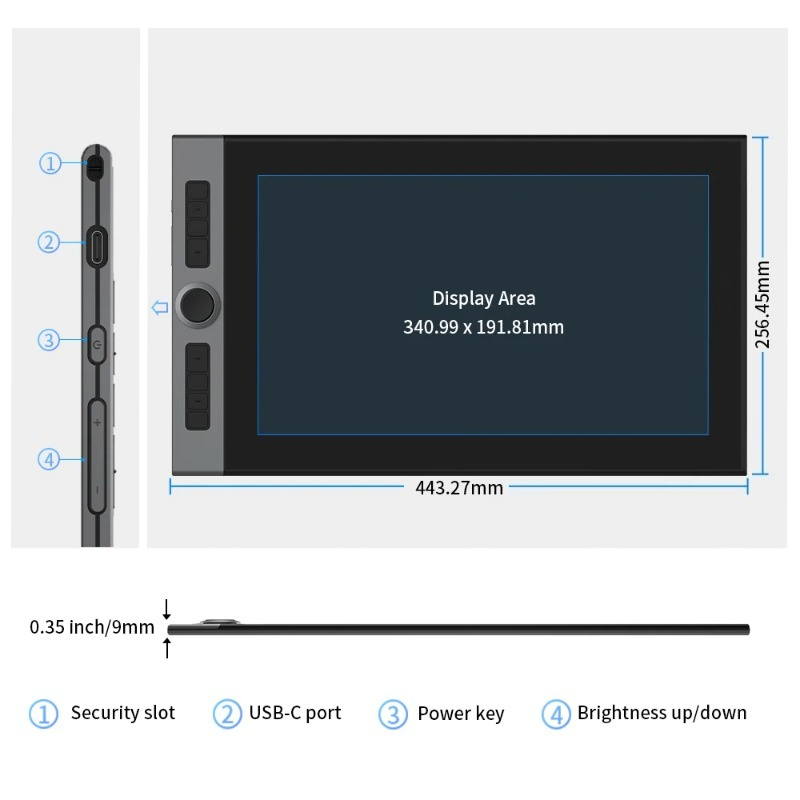 15.6 inch Artist Pro 16 Graphi - Drawing Tablet With Screen 15.6 Inch review and price