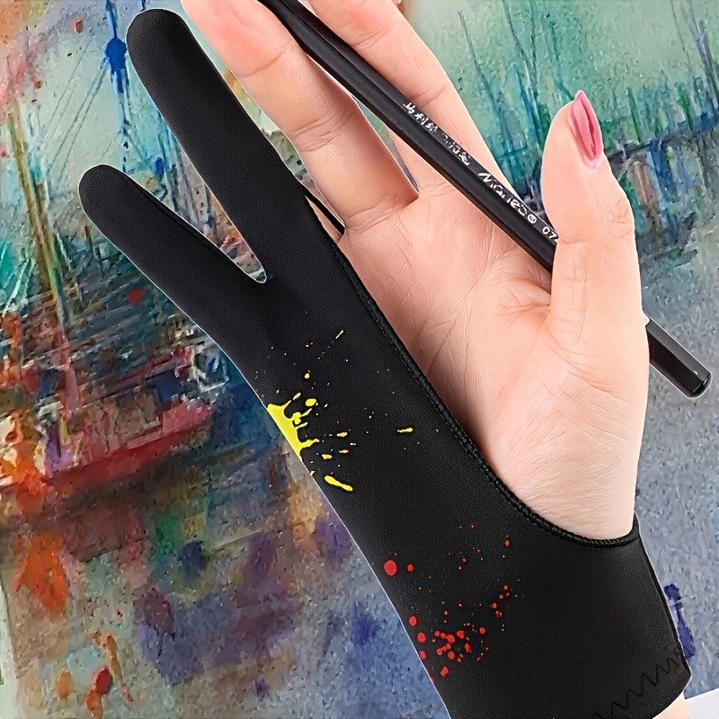 1PC Black Two-Finger Artist Gl - Drawing Glove Two Finger Artist review and price