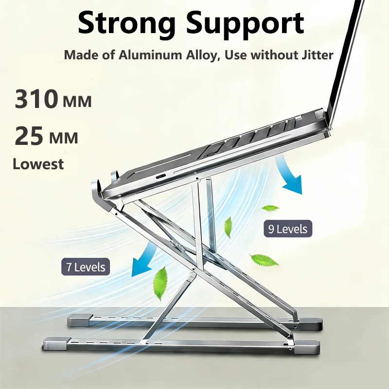 For Macbook Laptop Stand Foldi - Tablet Stand Adjustable Aluminum review and price