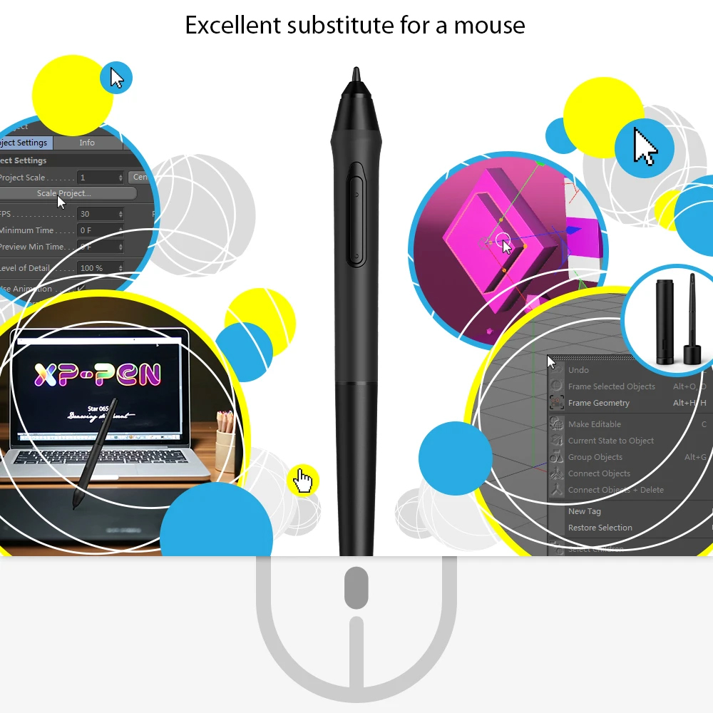 P05/P05S Battery-Free Passive  - Drawing Tablet Battery Free Stylus review and price