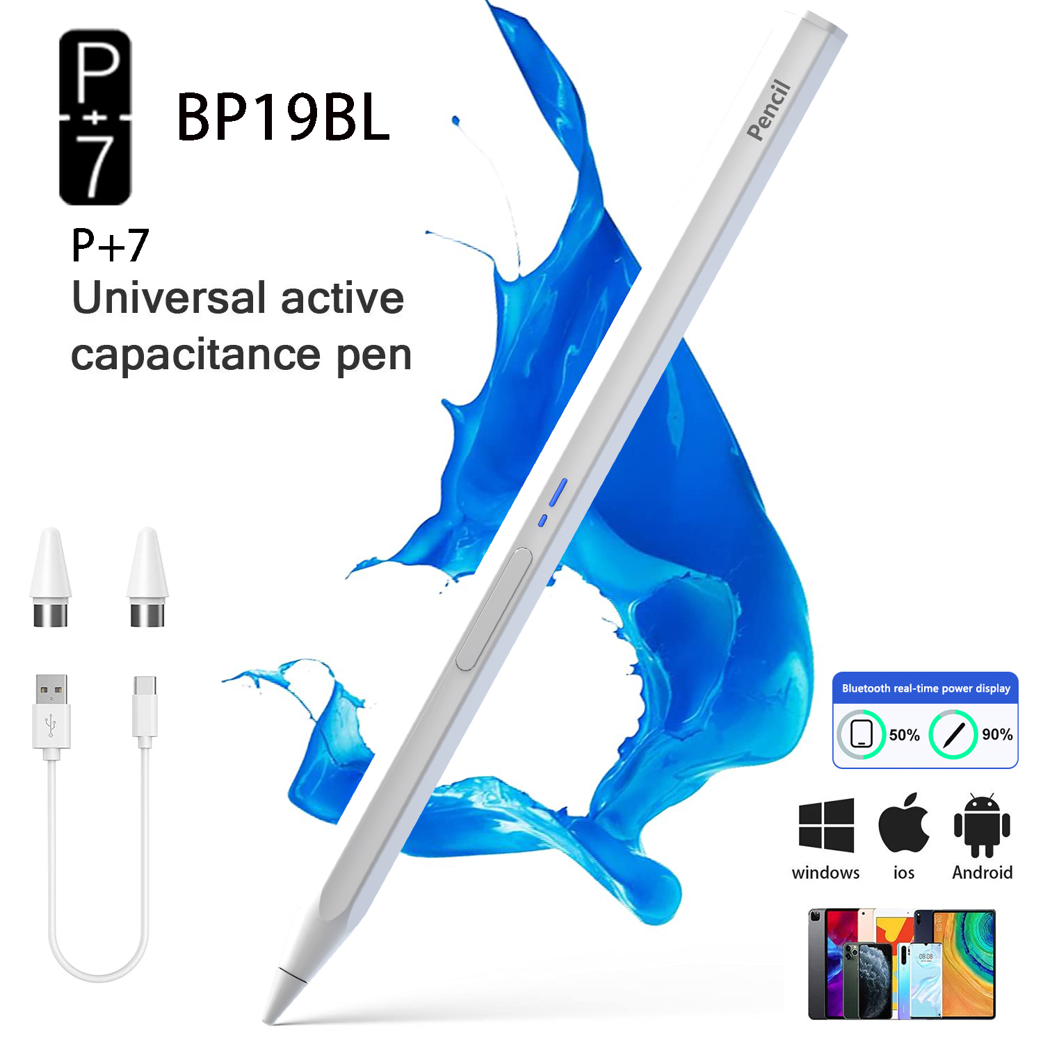 P+7 Universal Hexagonal Stylus - Drawing Tablet Standalone Android review and price