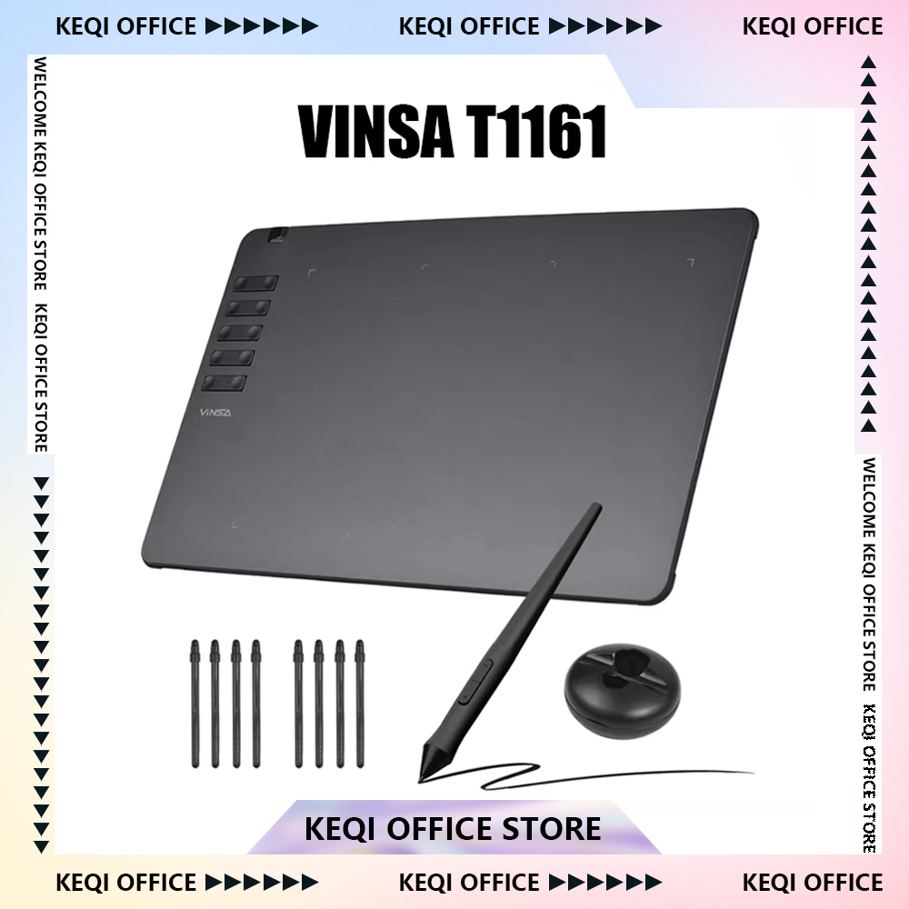VINSA T1161 Graphics Drawing T - Drawing Tablet Battery Free Stylus review and price