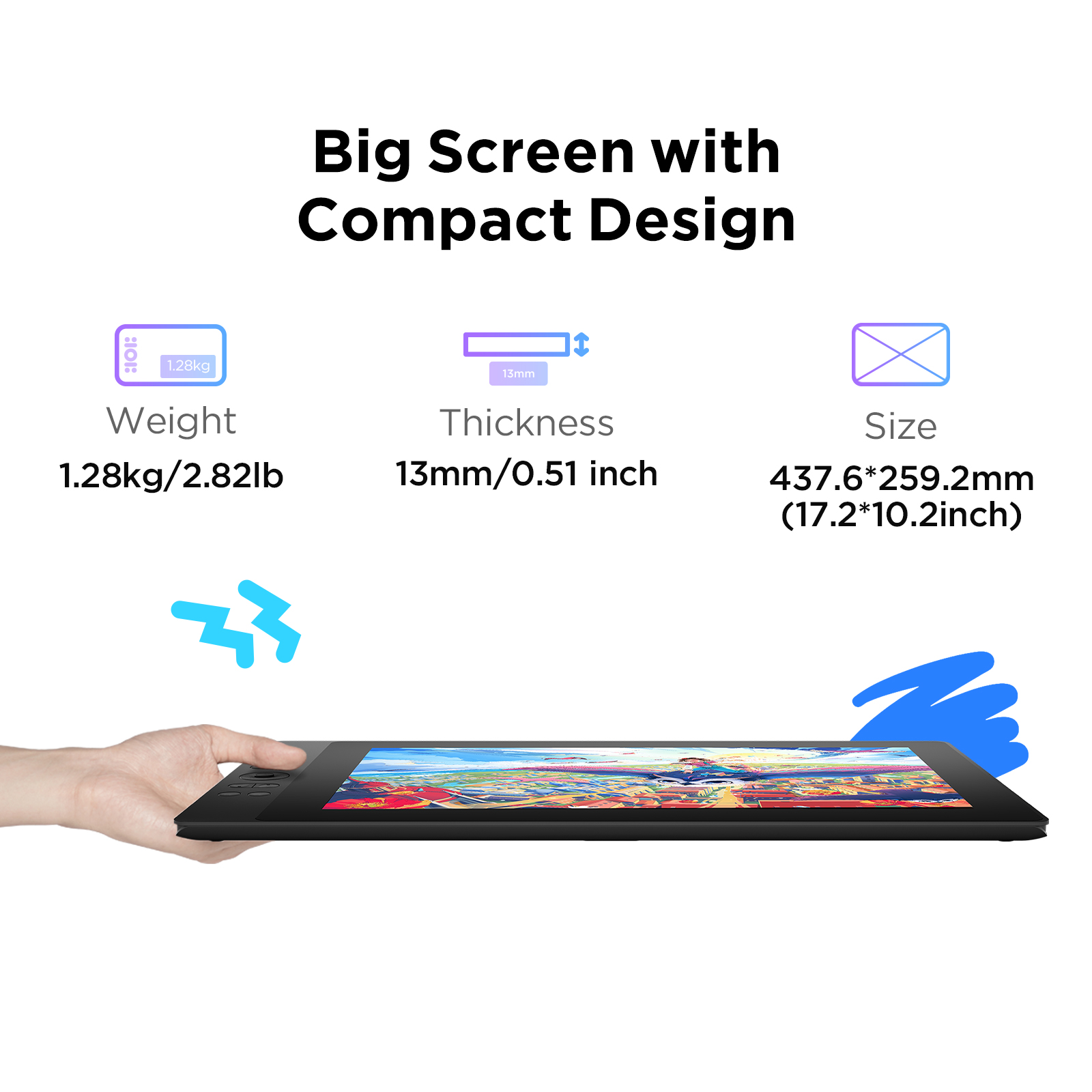 UGEE UE16 15 Inch Drawing Tabl - Drawing Tablet With Screen 15.6 Inch review and price