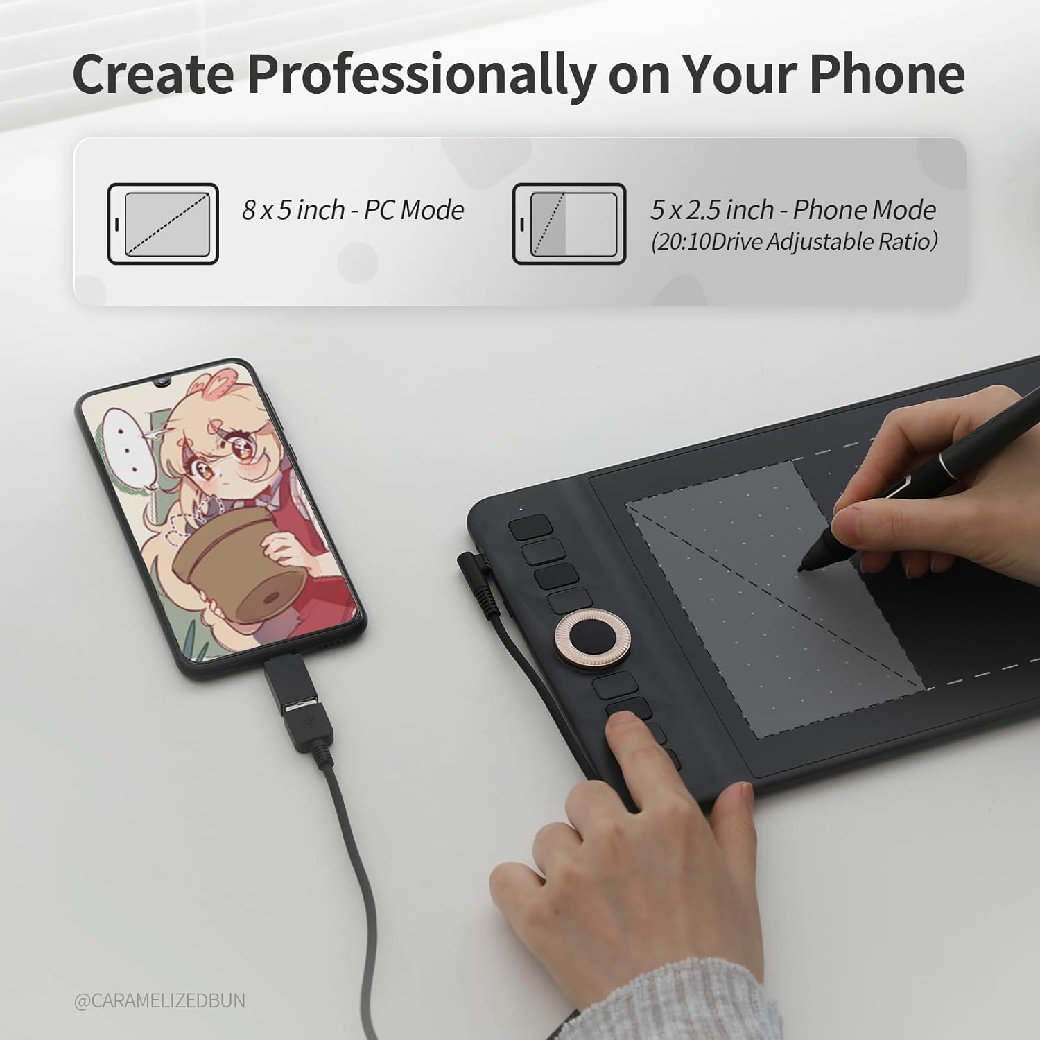 GAOMON WH851 Wireless Graphics - Drawing Tablet Standalone Android review and price