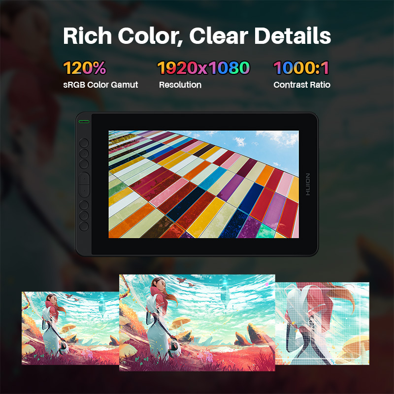 HUION Kamvas 12 Graphic Tablet - Drawing Tablet Standalone Android review and price