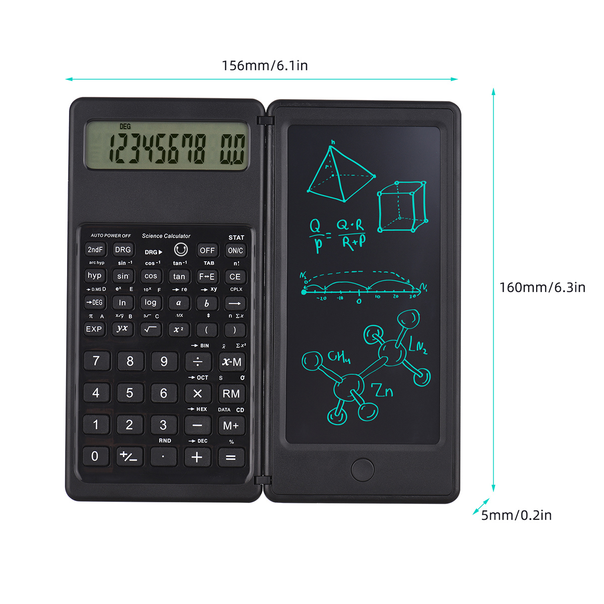 Portable Calculator 6.5 Inch L - Drawing Tablet Battery Free Stylus review and price