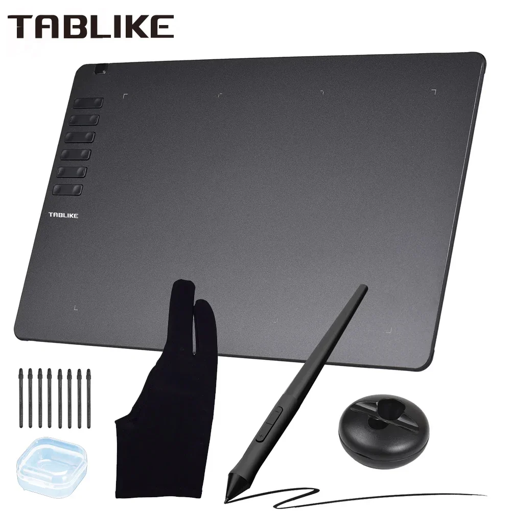 TABLIKE Graphics Tablet for Dr - Drawing Tablet Battery Free Stylus review and price