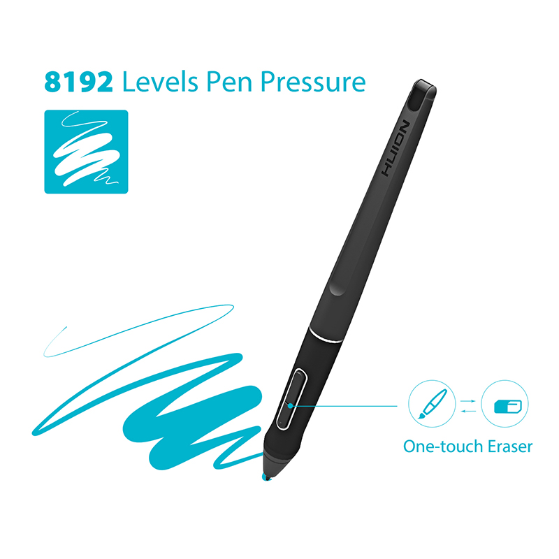 HUION Battery-Free Pen PW507 2 - Drawing Tablet Battery Free Stylus review and price